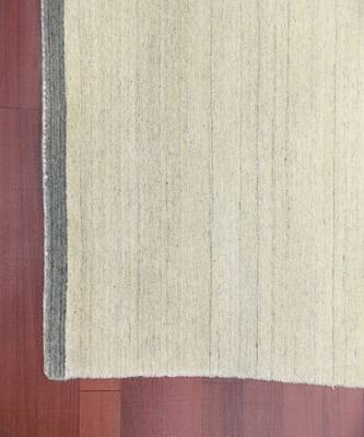 Ivory Woolviscose Blend 4x6 Feet  Hand-Woven by Saraswati Global 7