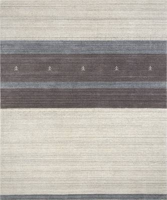 Ivory Woolviscose Blend 5x8 Feet  Hand-Woven by Saraswati Global 2