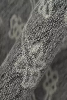 Graphite Wool Boston 4x6 Feet  Hand-Tufted by Saraswati Global