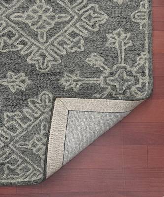 Graphite Wool Boston 4x6 Feet  Hand-Tufted by Saraswati Global 3