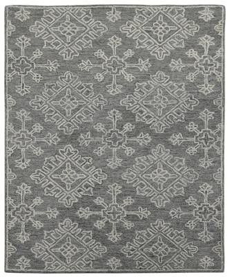 Graphite Wool Boston 4x6 Feet  Hand-Tufted by Saraswati Global 6