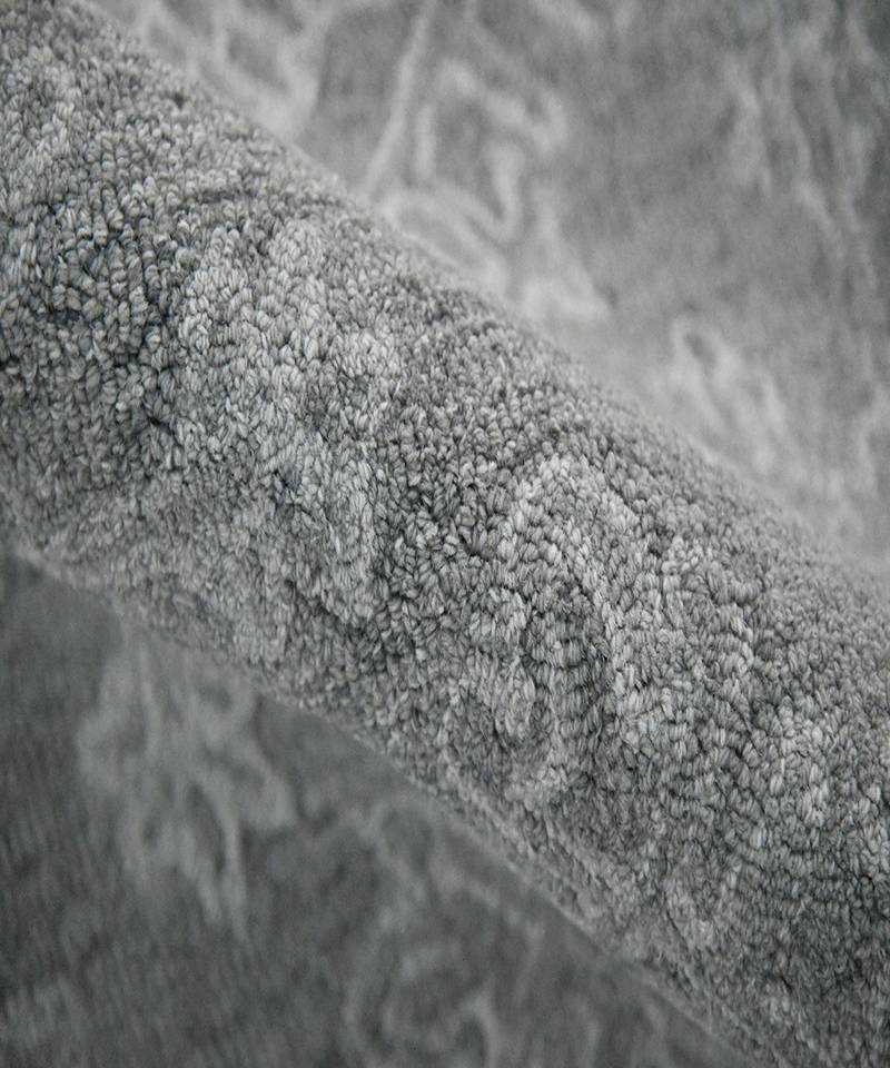 Graphite Wool Boston 5X7.6 Feet  Hand-Tufted by Saraswati Global