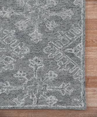 Graphite Wool Boston 5X7.6 Feet  Hand-Tufted by Saraswati Global 5