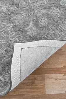 Graphite Wool Boston 7.6x9.6 Feet  Hand-Tufted by Saraswati Global