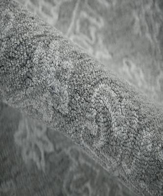 Graphite Wool Boston 7.6x9.6 Feet  Hand-Tufted by Saraswati Global 4