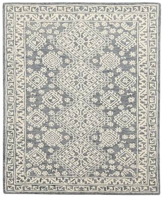 Slate Gray Wool Boston 4x6 Feet  Hand-Tufted by Saraswati Global 6