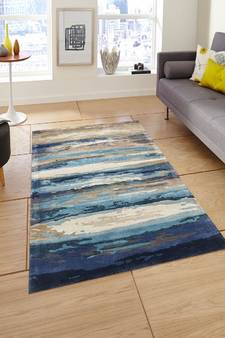 Emerald Wool & Viscose Dream Scape 4x6 Feet  Hand-Tufted by Saraswati Global