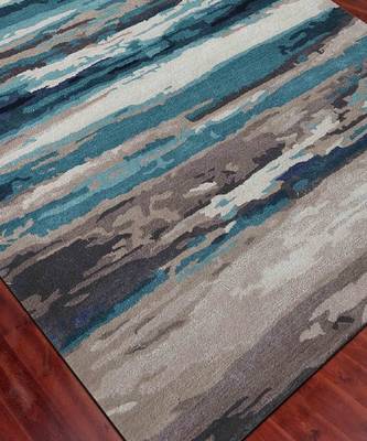 Emerald Wool & Viscose Dream Scape 5x8 Feet  Hand-Tufted by Saraswati Global 5