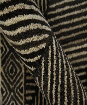 Natural Brown Wool Boston 5x8 Feet  Hand-Tufted by Saraswati Global 2