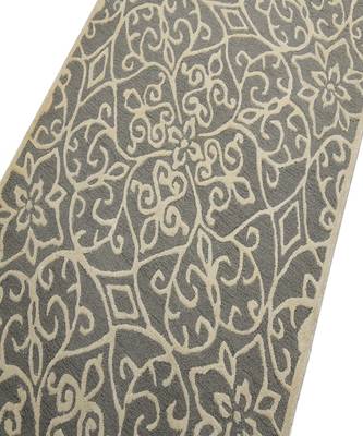 Platinum Wool & Viscose Glow 4x6 Feet  Hand-Tufted by Saraswati Global 3