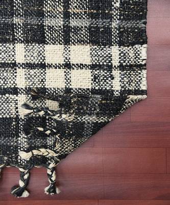 Charcoal Jute Hampton 3.6X5.6 Feet  Hand-Woven by Saraswati Global 3