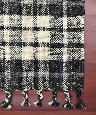 Charcoal Jute Hampton 3.6X5.6 Feet  Hand-Woven by Saraswati Global 7