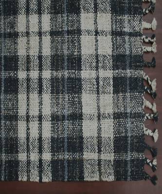 Charcoal Jute Hampton 5X7.6 Feet  Hand-Woven by Saraswati Global 3