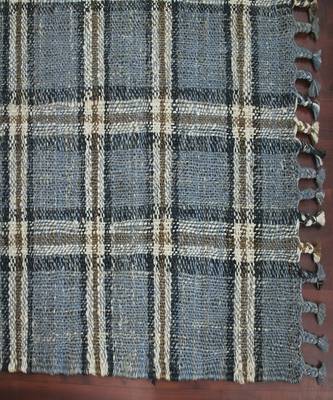 Blue Jute Hampton 5X7.6 Feet  Hand-Woven by Saraswati Global 3