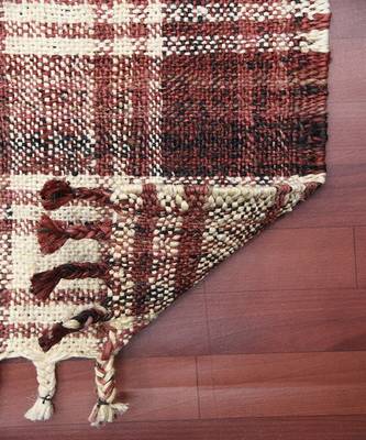 Brick Red Jute Hampton 3.6X5.6 Feet  Hand-Woven by Saraswati Global 3
