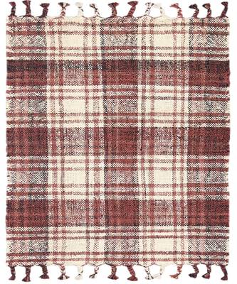 Brick Red Jute Hampton 3.6X5.6 Feet  Hand-Woven by Saraswati Global 6