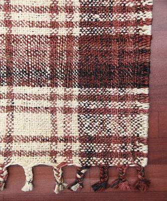 Brick Red Jute Hampton 3.6X5.6 Feet  Hand-Woven by Saraswati Global 7