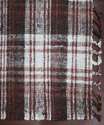 Brick Red Jute Hampton 5X7.6 Feet  Hand-Woven by Saraswati Global 3
