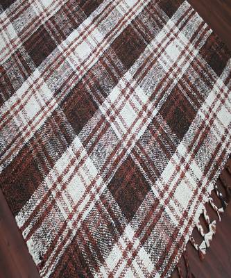 Brick Red Jute Hampton 5X7.6 Feet  Hand-Woven by Saraswati Global 5