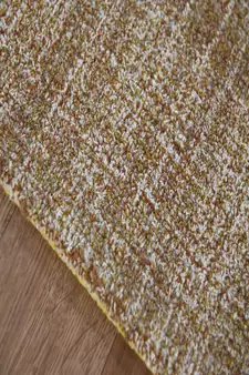 Rust Natural  Wool Laurel 5X7.6 Feet  Hand-Tufted by Saraswati Global