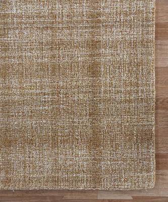 Rust Natural  Wool Laurel 5X7.6 Feet  Hand-Tufted by Saraswati Global 5