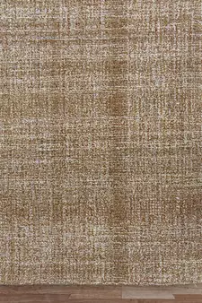 Rust Natural  Wool Laurel 5X7.6 Feet  Hand-Tufted by Saraswati Global