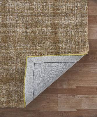 Rust Natural  Wool Laurel 7.6x9.6 Feet  Hand-Tufted by Saraswati Global 2