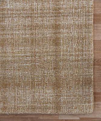 Rust Natural  Wool Laurel 7.6x9.6 Feet  Hand-Tufted by Saraswati Global 5