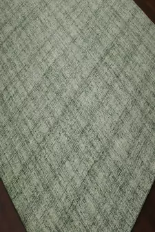 Apple Green Natural  Wool Laurel 7.6x9.6 Feet  Hand-Tufted by Saraswati Global
