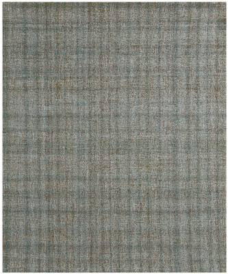 Blue Spruce Natural  Wool Laurel 5X7.6 Feet  Hand-Tufted by Saraswati Global 4