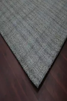 Blue Spruce Natural  Wool Laurel 7.6x9.6 Feet  Hand-Tufted by Saraswati Global