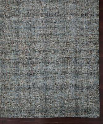 Blue Spruce Natural  Wool Laurel 7.6x9.6 Feet  Hand-Tufted by Saraswati Global 3