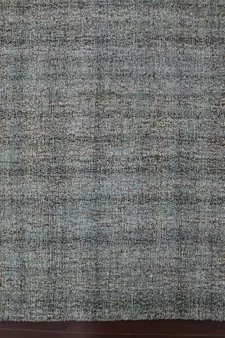 Blue Spruce Natural  Wool Laurel 7.6x9.6 Feet  Hand-Tufted by Saraswati Global