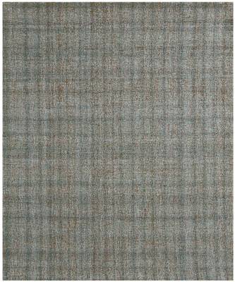 Blue Spruce Natural  Wool Laurel 7.6x9.6 Feet  Hand-Tufted by Saraswati Global 4