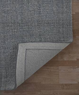 Gray Natural  Wool Laurel 5X7.6 Feet  Hand-Tufted by Saraswati Global 2