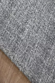 Gray Natural  Wool Laurel 5X7.6 Feet  Hand-Tufted by Saraswati Global