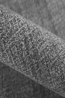 Gray Natural  Wool Laurel 5X7.6 Feet  Hand-Tufted by Saraswati Global