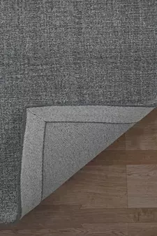 Gray Natural  Wool Laurel 7.6x9.6 Feet  Hand-Tufted by Saraswati Global