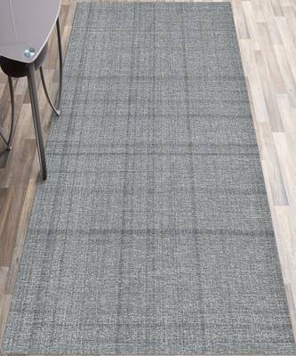 Gray Natural  Wool Laurel 7.6x9.6 Feet  Hand-Tufted by Saraswati Global 1