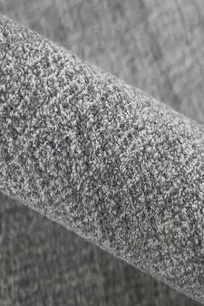 Gray Natural  Wool Laurel 7.6x9.6 Feet  Hand-Tufted by Saraswati Global