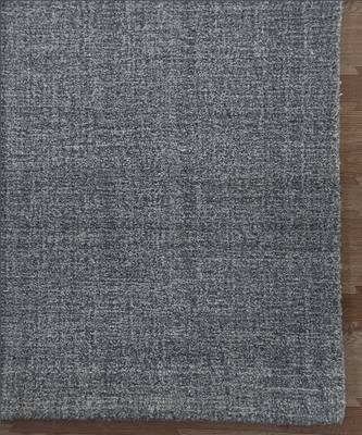 Gray Natural  Wool Laurel 7.6x9.6 Feet  Hand-Tufted by Saraswati Global 5