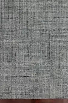 Sea Blue Natural  Wool Laurel 5X7.6 Feet  Hand-Tufted by Saraswati Global