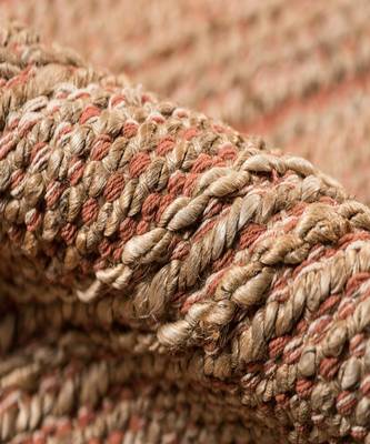 Orange Jutecotton Naturals 5x8 Feet  Hand-Woven by Saraswati Global 4