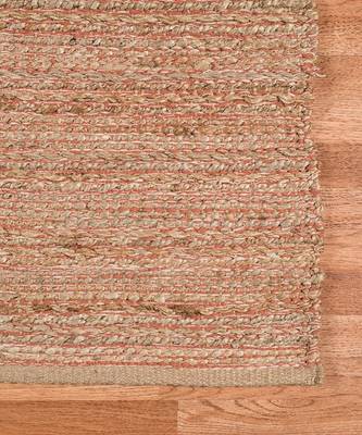 Orange Jutecotton Naturals 5x8 Feet  Hand-Woven by Saraswati Global 5