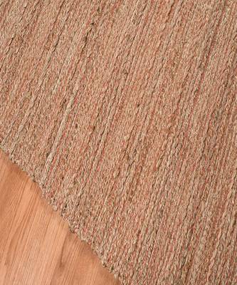Orange Jutecotton Naturals 5x8 Feet  Hand-Woven by Saraswati Global 7