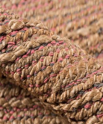Pink Jutecotton Naturals 5x8 Feet  Hand-Woven by Saraswati Global 4