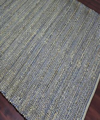 Navy Jutecotton Naturals 3X5 Feet  Hand-Woven by Saraswati Global 5