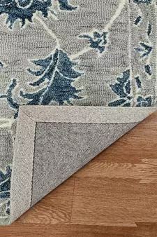 Gray Wool Romania 8X10 Feet  Hand-Tufted by Saraswati Global