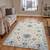 Light Blue Wool Romania 4x6 Feet  Hand-Tufted by Saraswati Global