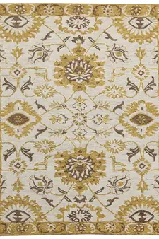 Gold Wool Romania 4x6 Feet  Hand-Tufted by Saraswati Global